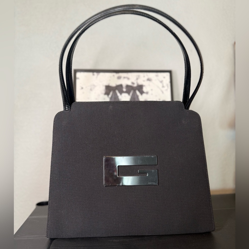 Vintage Black Gucci Purse